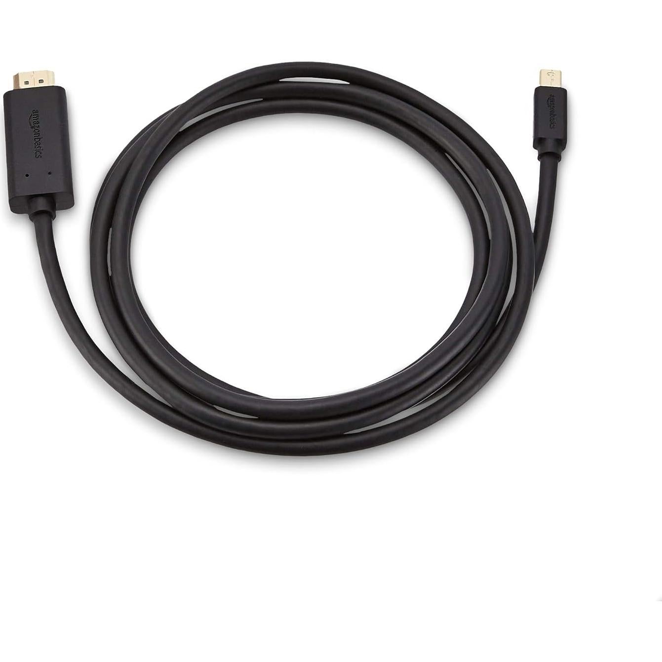 Cable Mini DisplayPort a HDMI Amazon Basics 1.83m 1080p