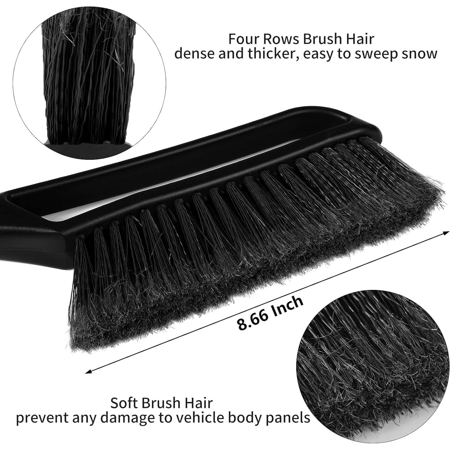 Raspador de Hielo FOVAL 68 cm con Cepillo de Nieve - Negro