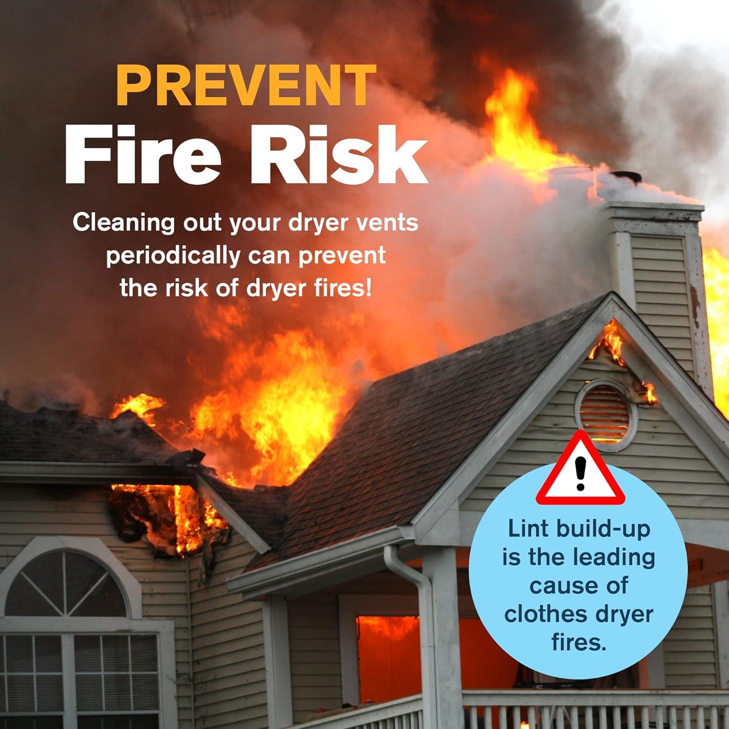 Kit Limpiador de Conductos de Secadora SP HOME GOODS 6.1m