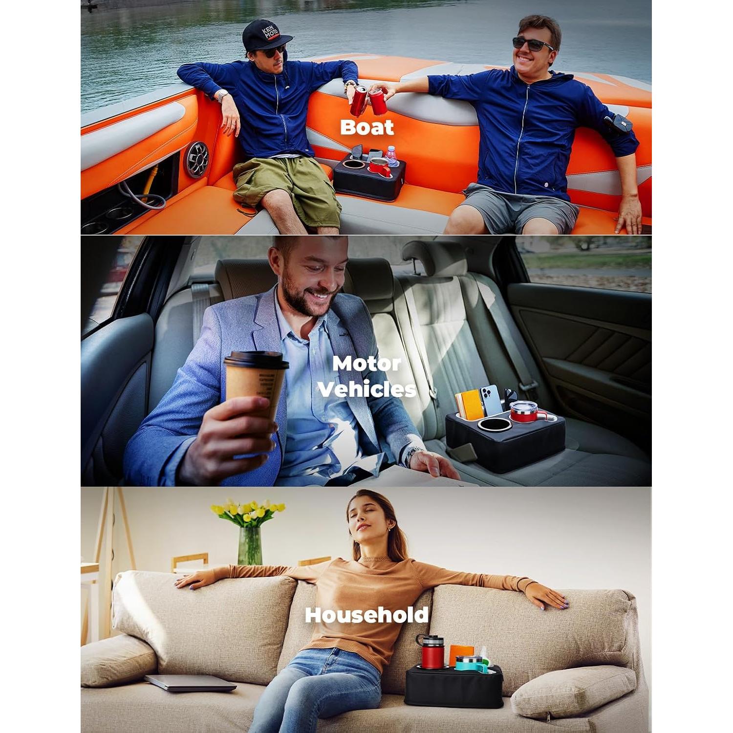 Soporte para Tazas KEMIMOTO Universal para Coche y Sofá