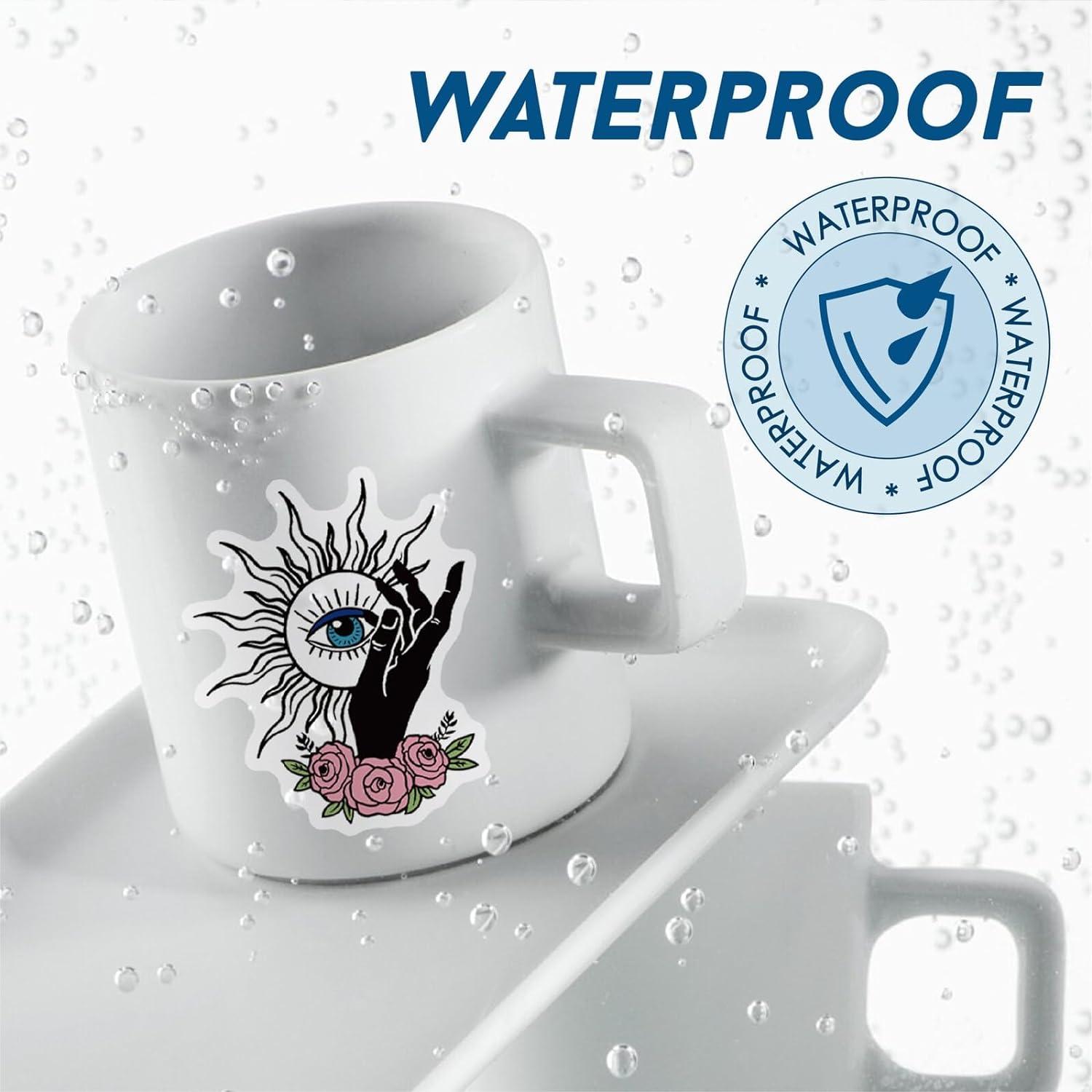 Calcomanías de Brujas MiStar 64 Piezas Vinilo Impermeable