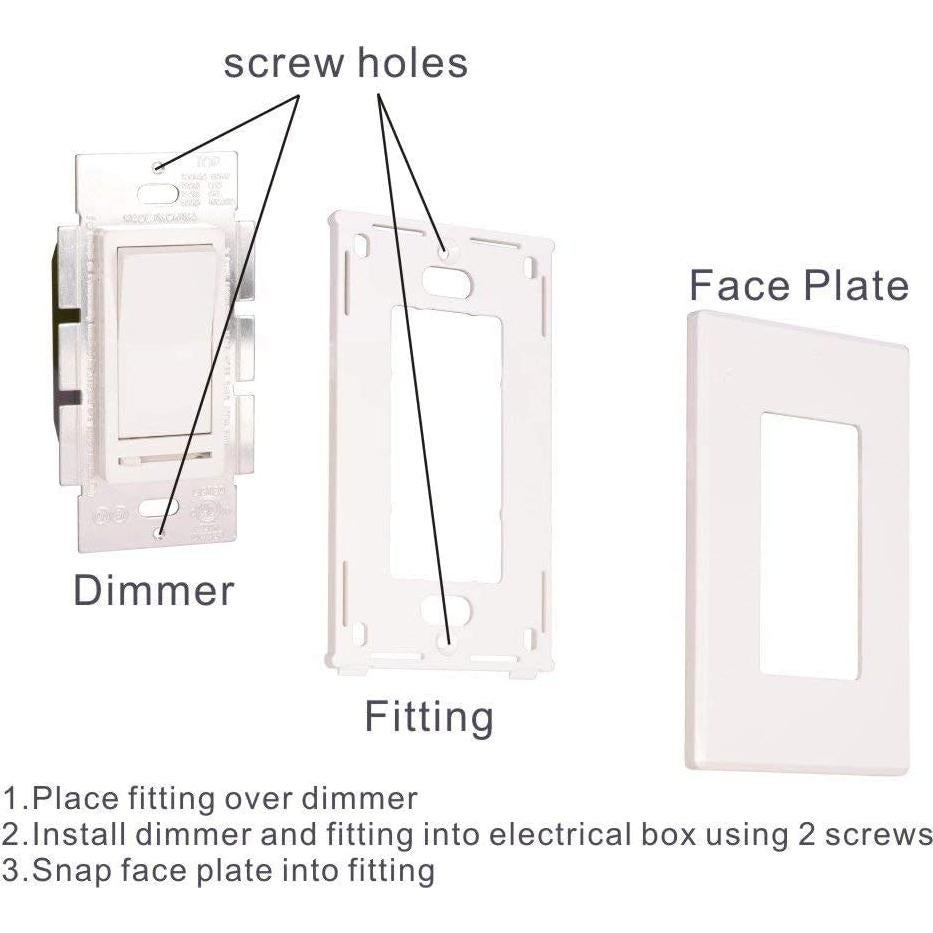 Interruptor Regulador Cloudy Bay 600W LED/CFL/Incandescente
