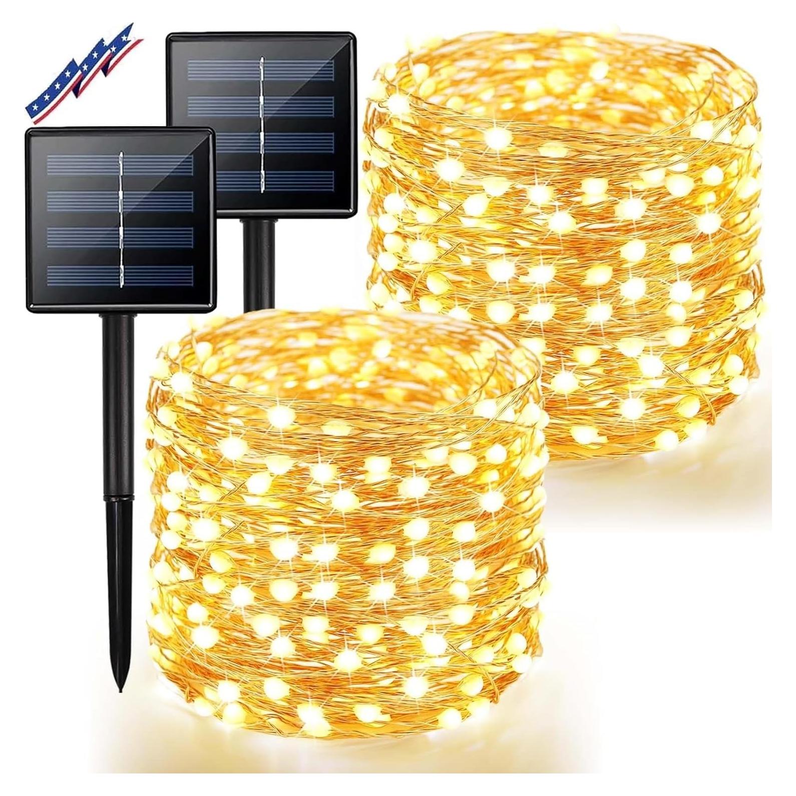 Luces de Cadena Solares BHCLIGHT 80FT 200LED Impermeables