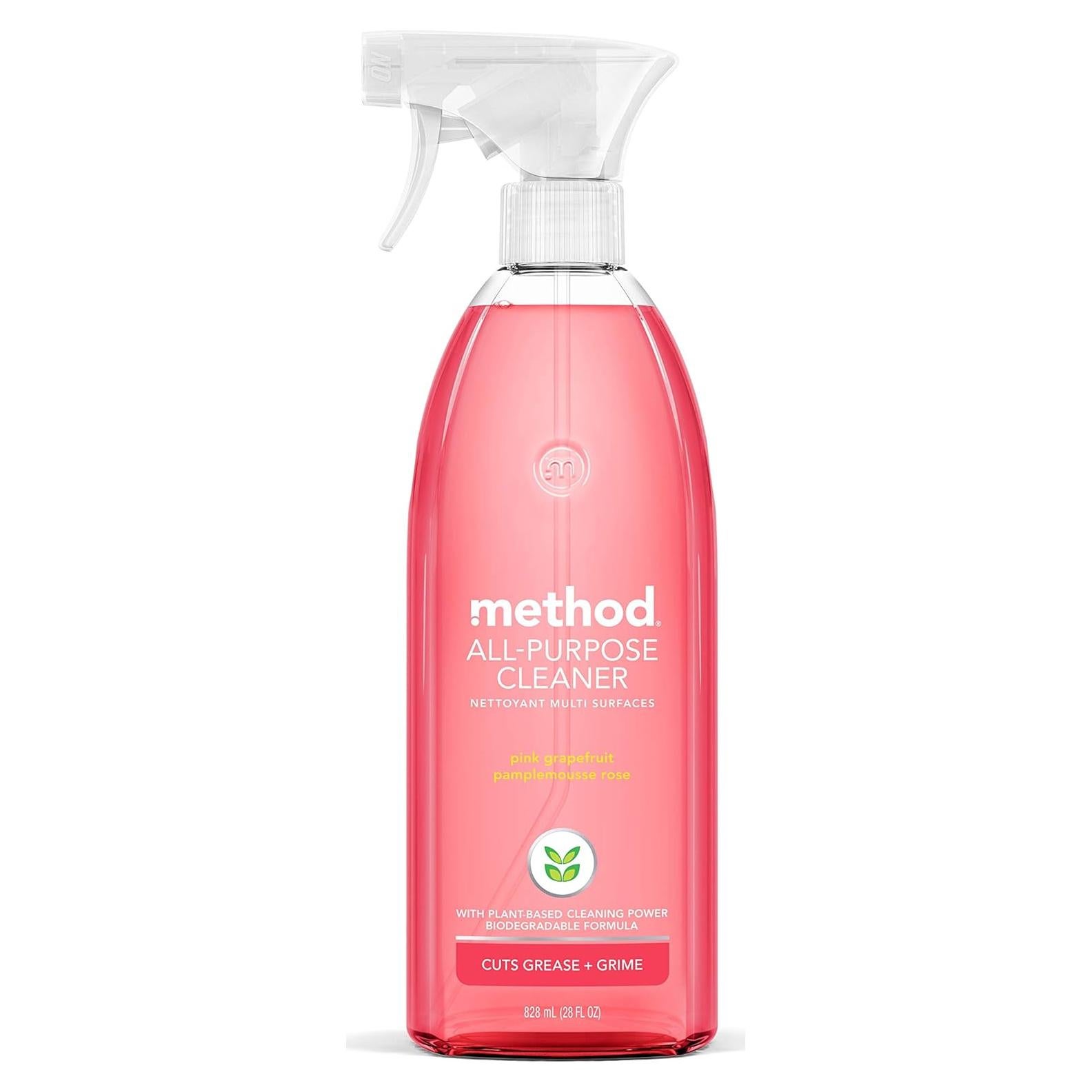 Limpiador Multiusos Method Pomelo Rosa 0.83L Spray Biodegradable