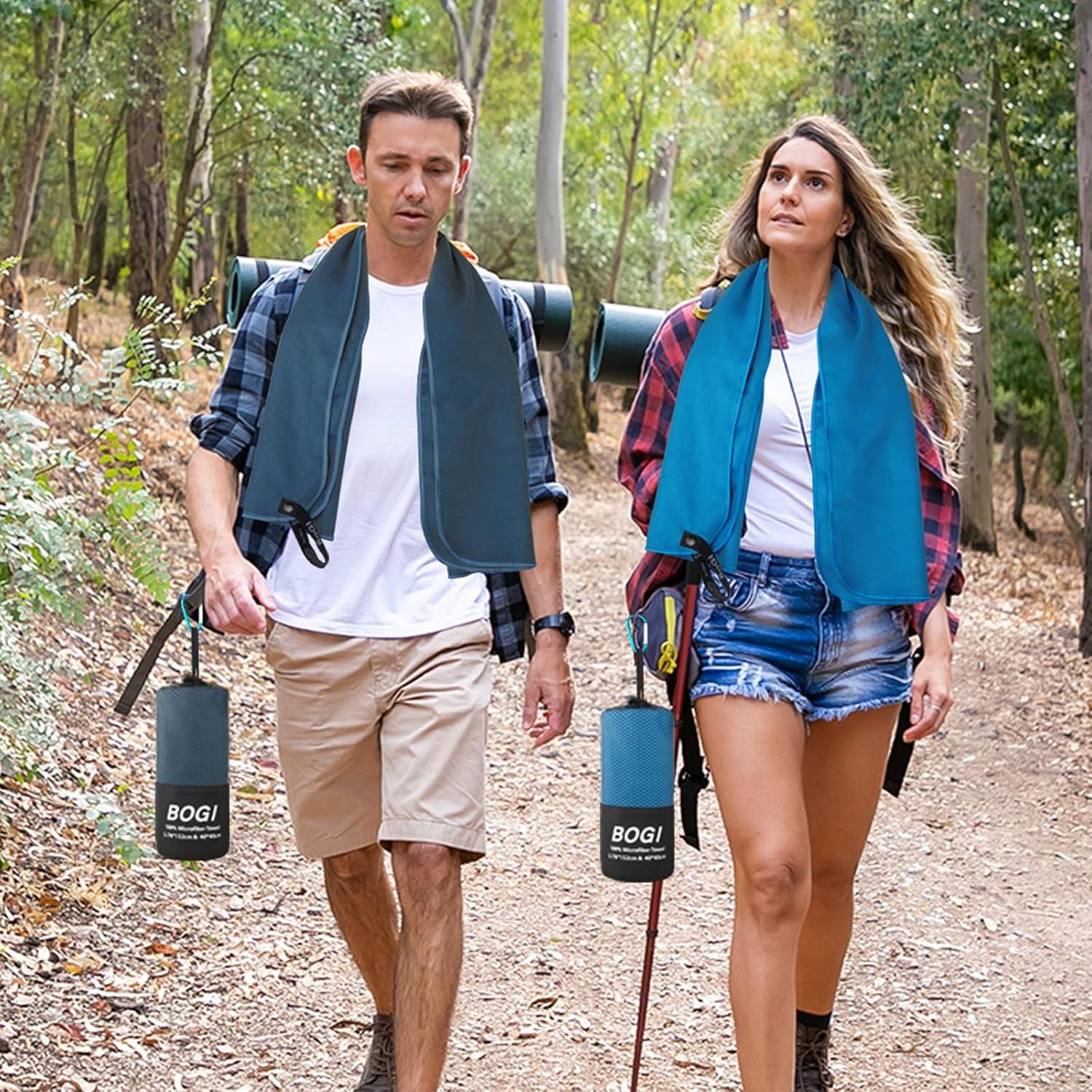 Toalla de Microfibra BOGI 4 Piezas Secado Rápido 60x30cm