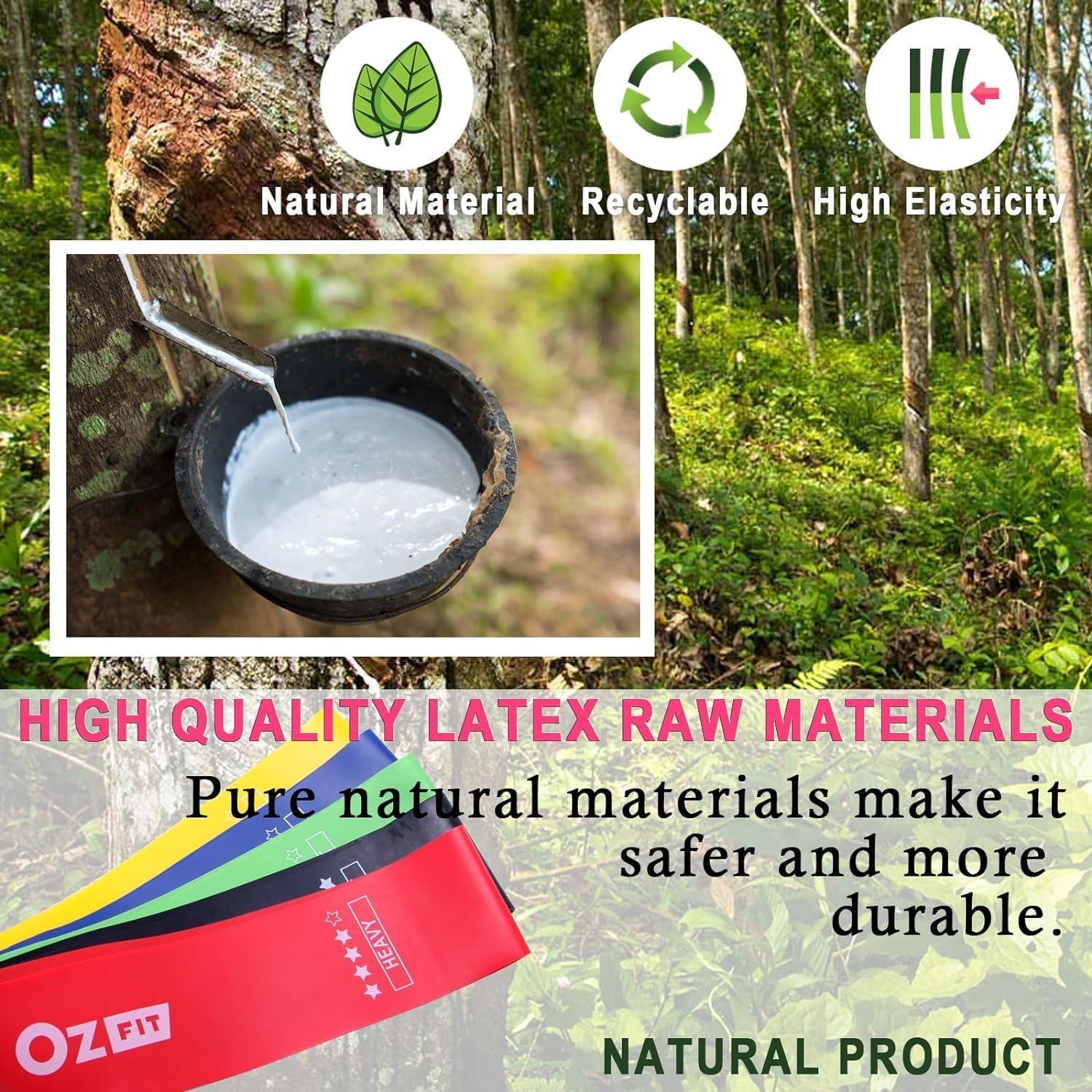 Juego de Bandas de Resistencia OZFIT - 5 Niveles para Ejercicio