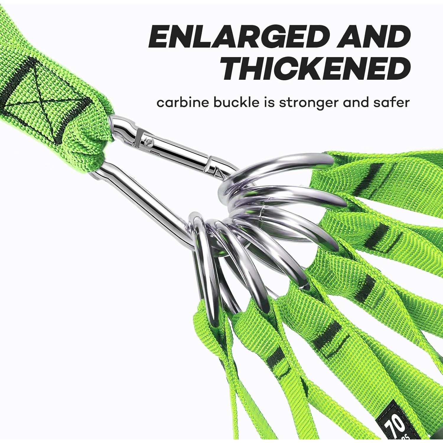 Bandas de Resistencia LETSHAKE 140 kg Verde para Ejercicio