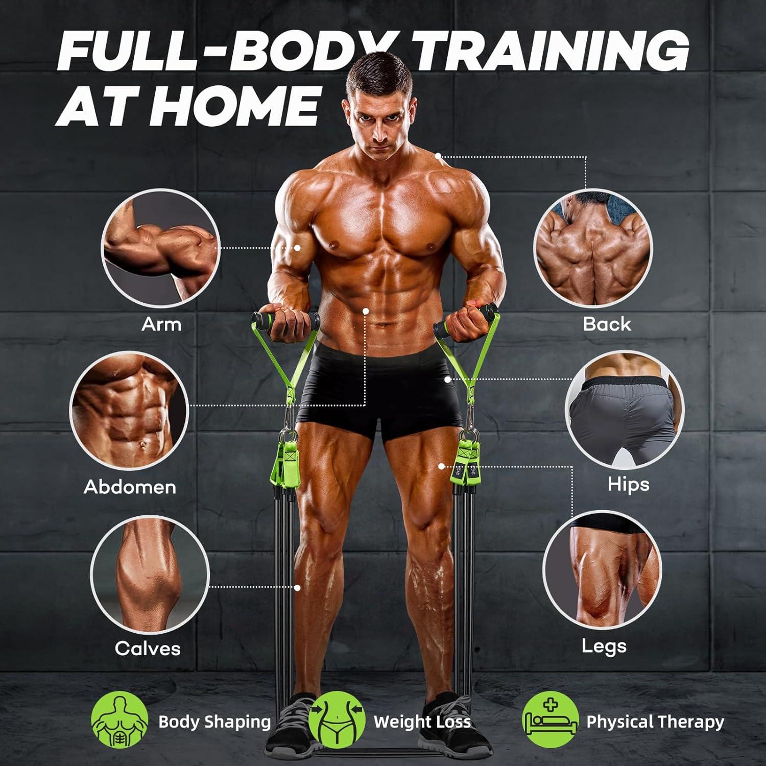 Bandas de Resistencia LETSHAKE 140 kg Verde para Ejercicio