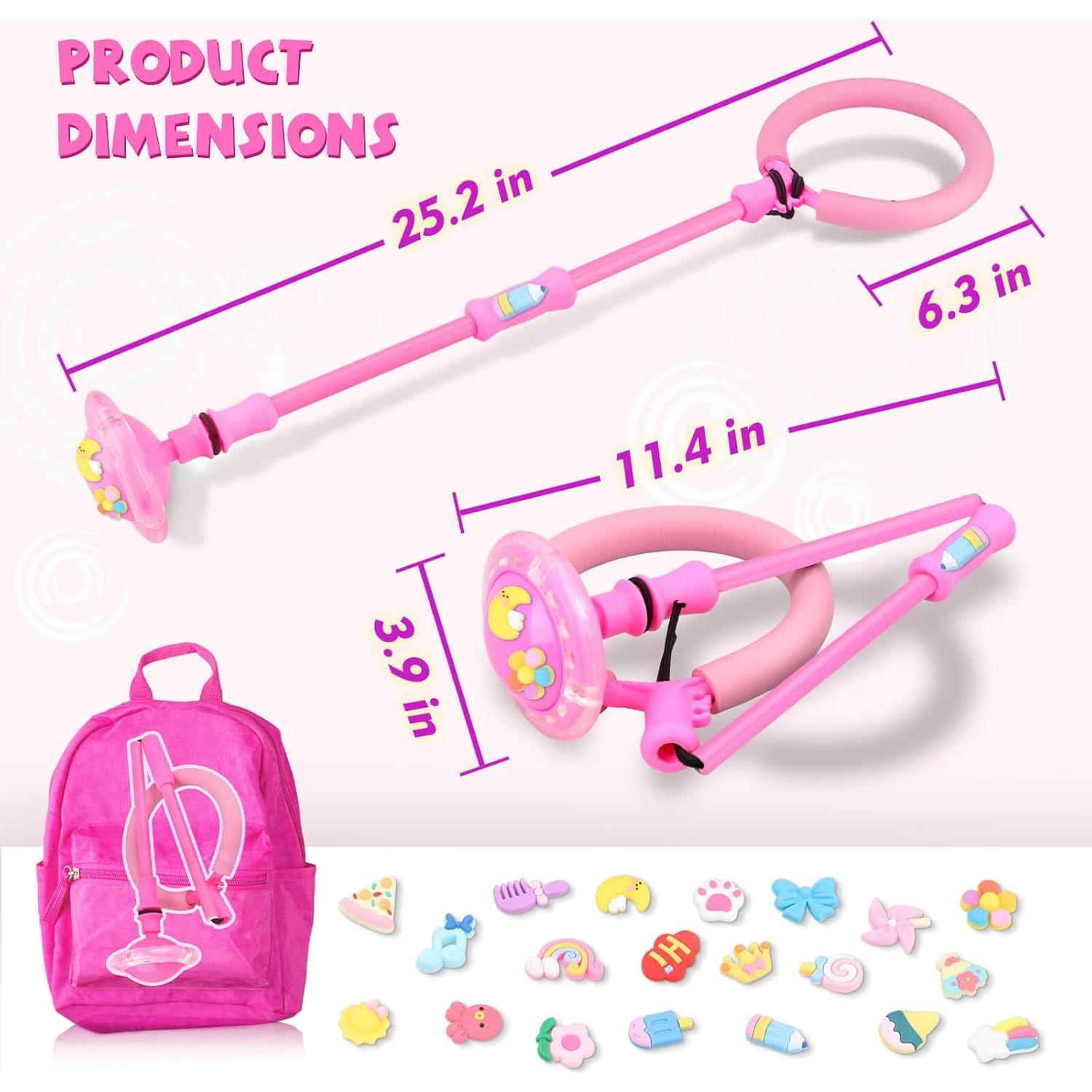 Pelota de Salto para Tobillo Getatoy Rosa - Juguete para Niñas 6-12 Años