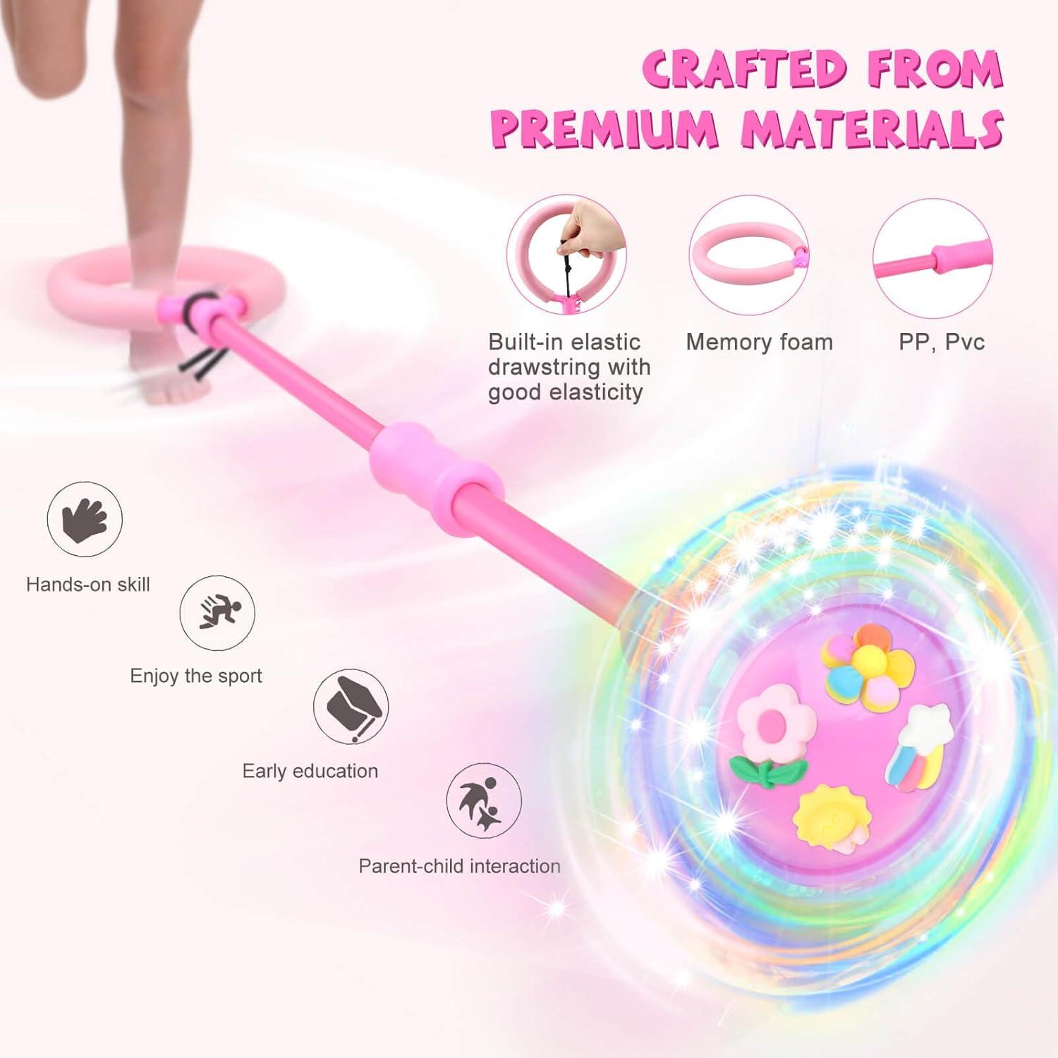 Pelota de Salto para Tobillo Getatoy Rosa - Juguete para Niñas 6-12 Años