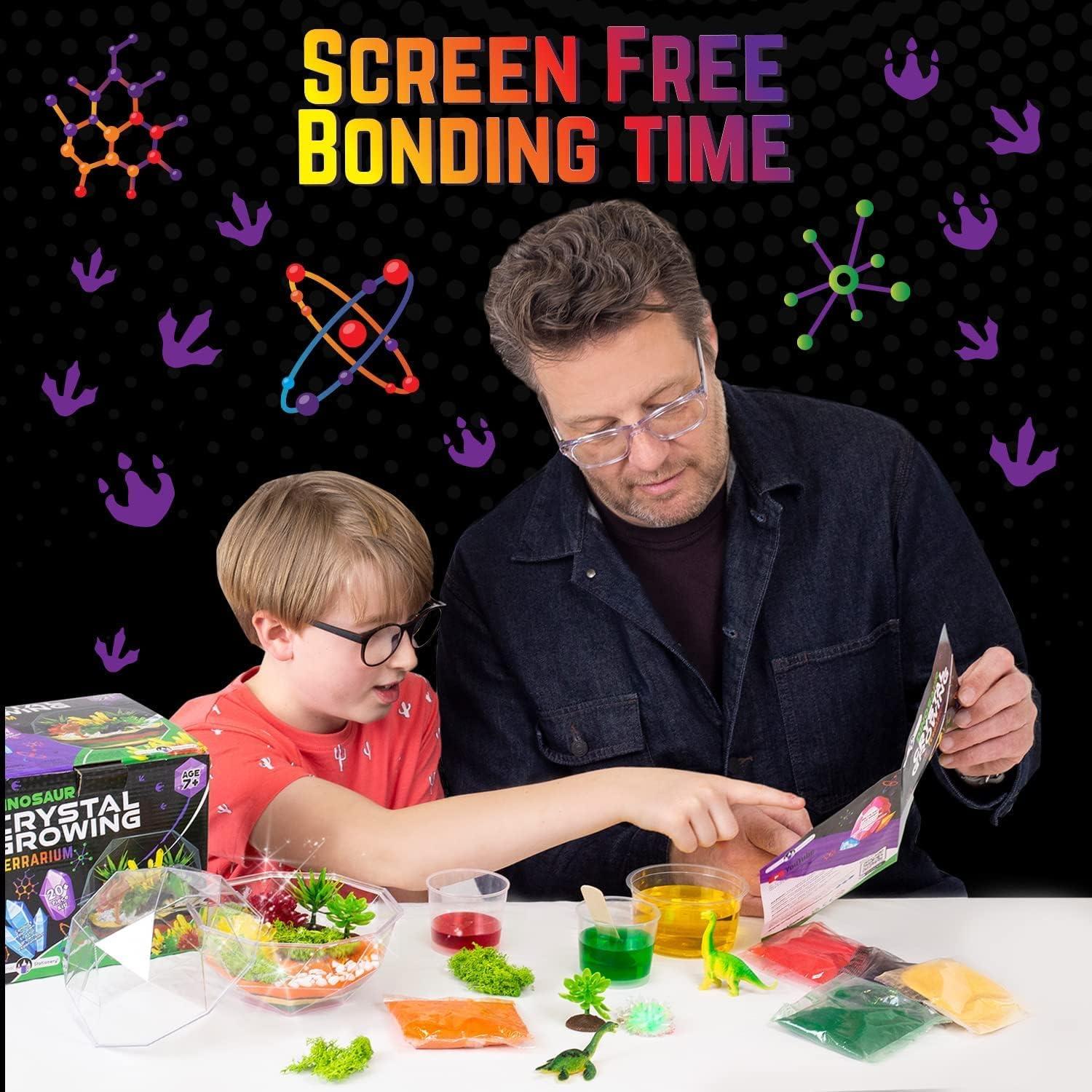 Kit de Crecimiento de Cristales Dinosaurio Original Stationery - 17 Piezas STEM