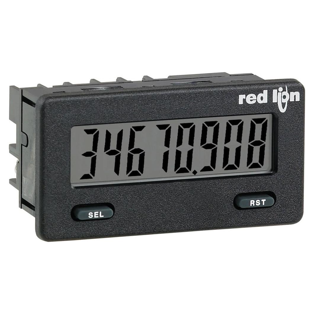 Contador Electrónico Doble Red Lion CUB5 LCD 8 Dígitos