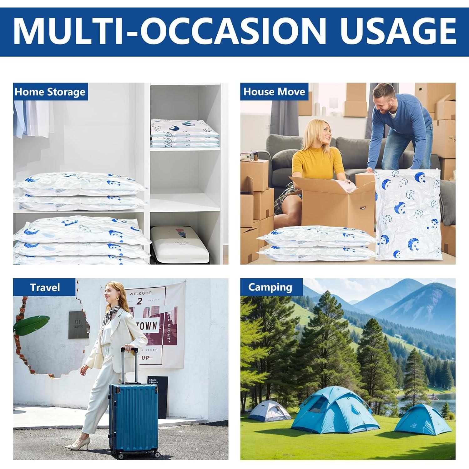 Bolsas de Sellado al Vacío Lisacool 16 Piezas con Bomba Eléctrica