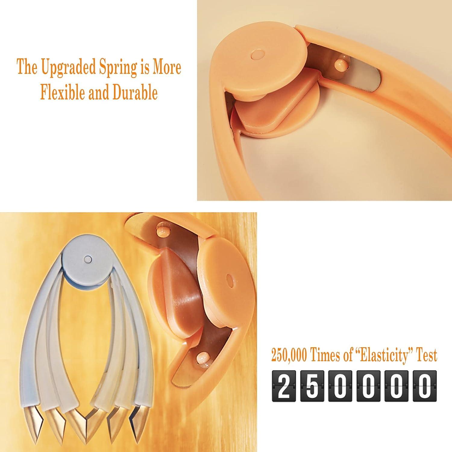 Removedor de Tallos de Fresa Aiyoume - Acero Inoxidable Naranja