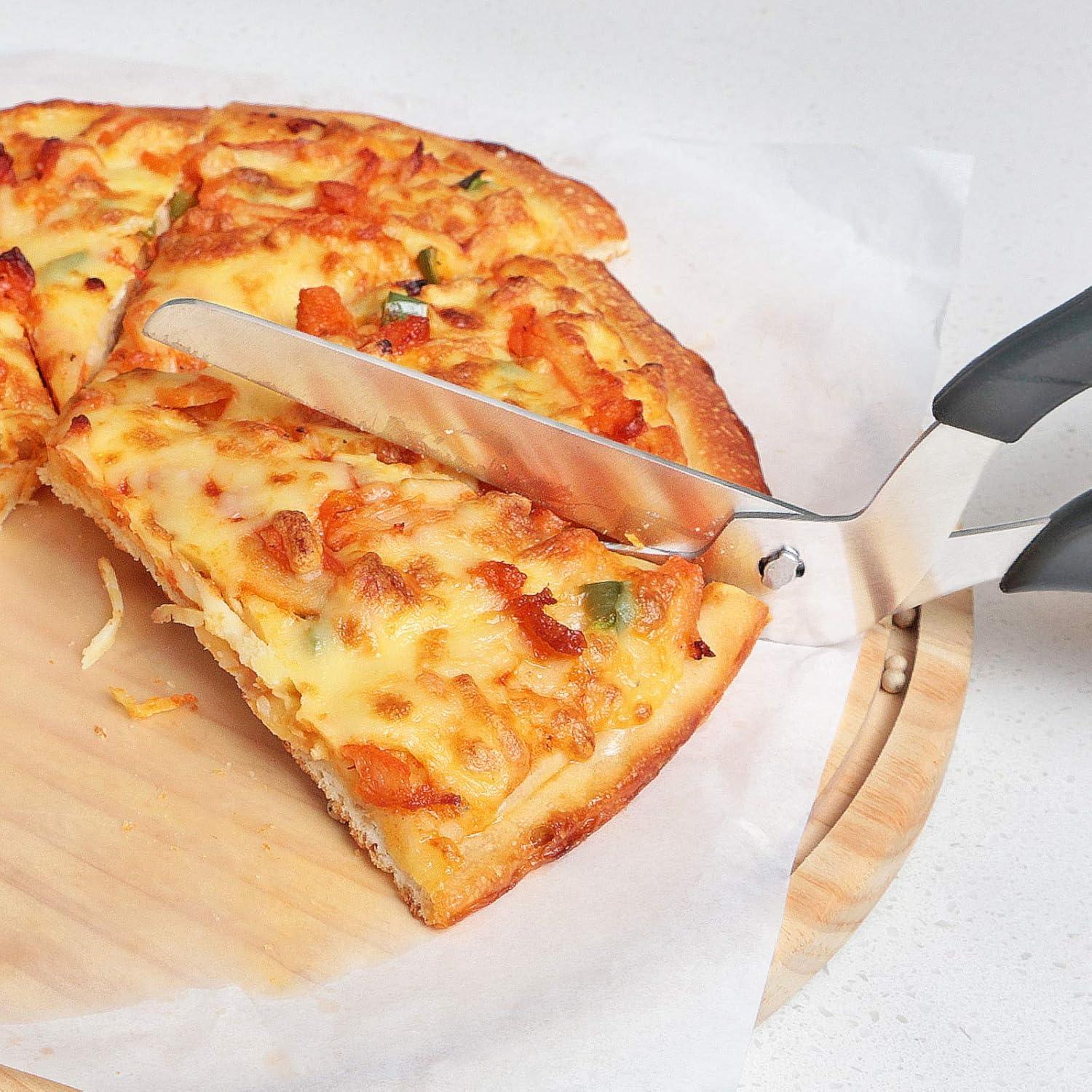 Tijeras para Pizza Asdirne 26.7 cm Mango Ergonómico Acero Inoxidable