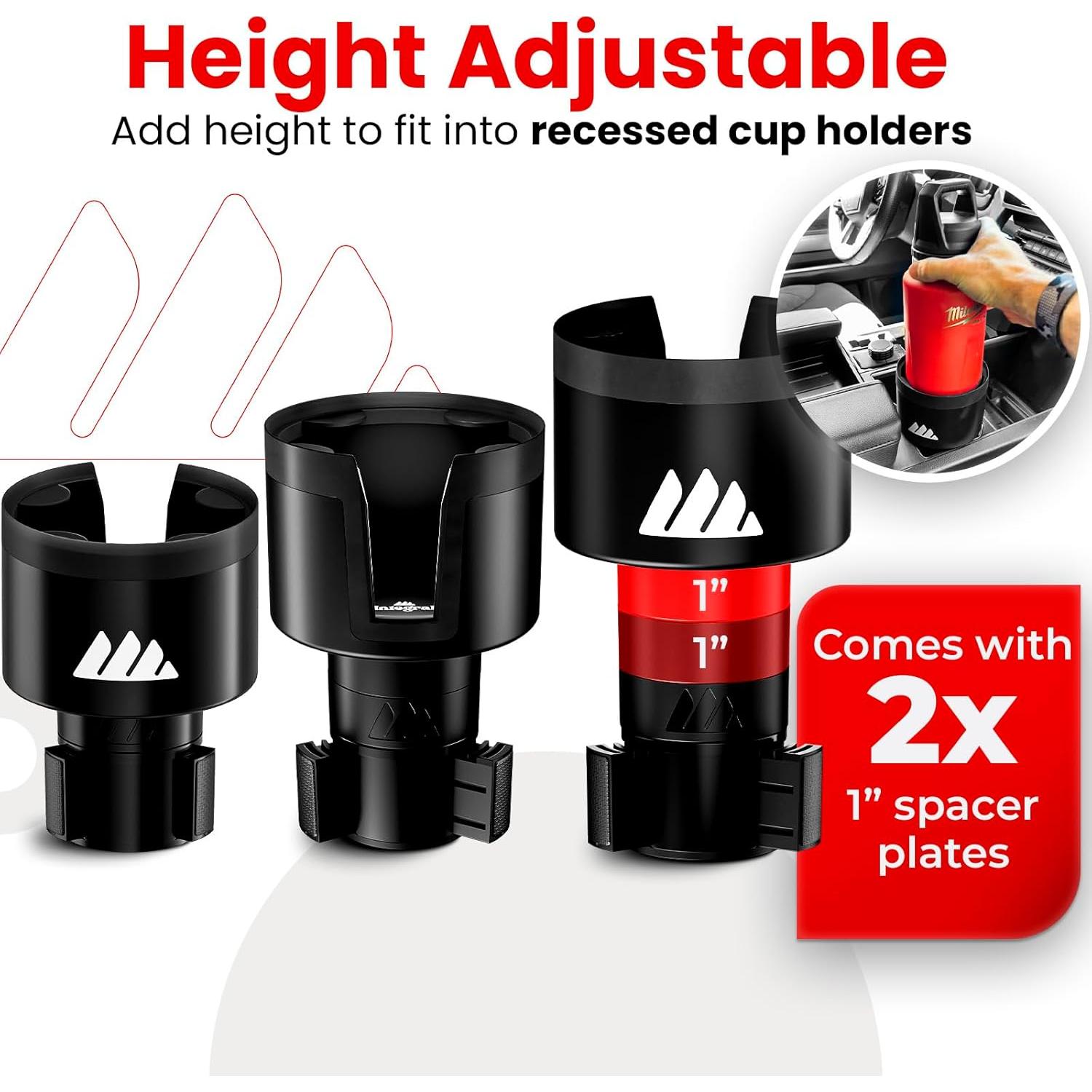 Expansor de Soporte para Tazas Integral Ultimate - Negro