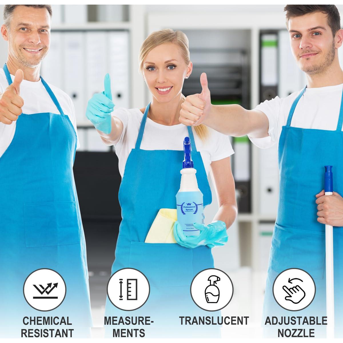 Botellas de Spray de Plástico 700 ml - 2 Paquete Multiusos