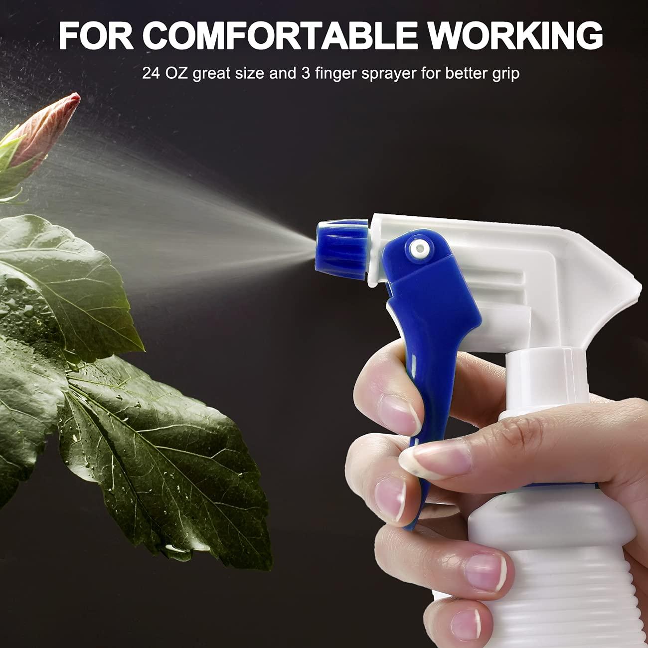 Botellas de Spray de Plástico 700 ml - 2 Paquete Multiusos