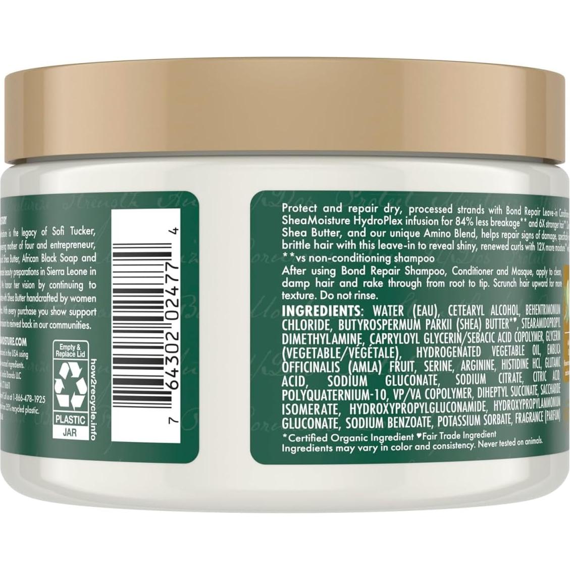 Mascarilla Reparadora y Acondicionador Sin Enjuague SheaMoisture 311g