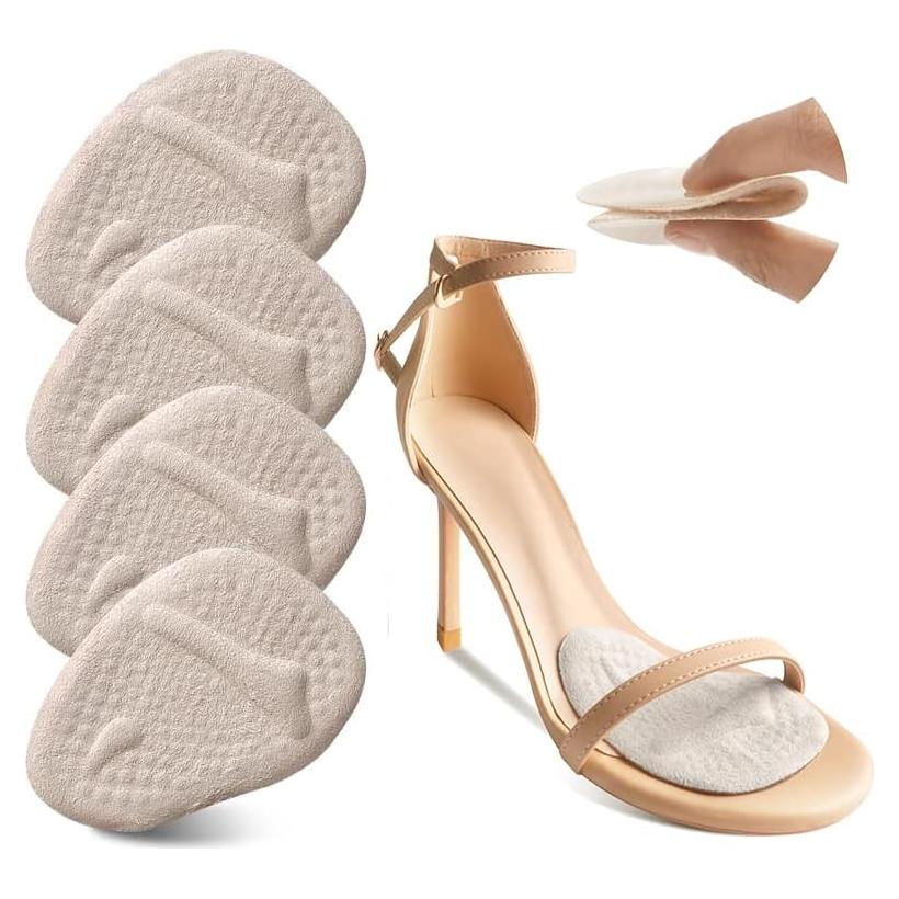 Almohadillas Metatarsales Riootlnm 2 Pares Beige Antideslizantes