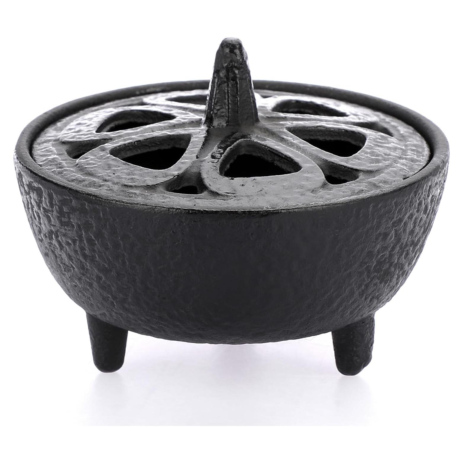 Soporte de Incienso JUXYES Vintage de Hierro Fundido 8.4 cm