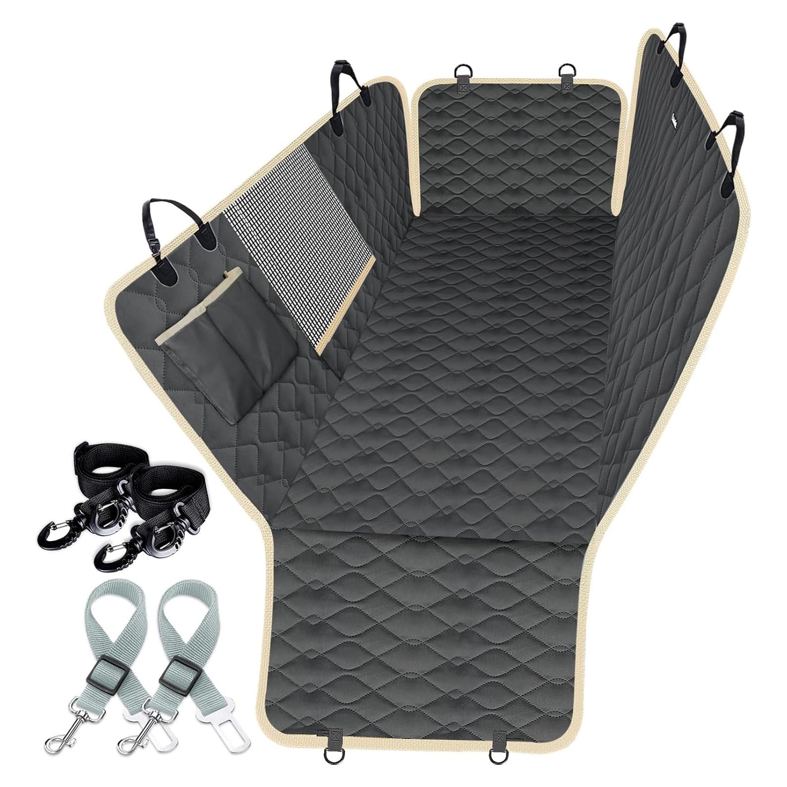 Cubierta de Asiento para Perros Lassie Negra 137x147 cm Impermeable