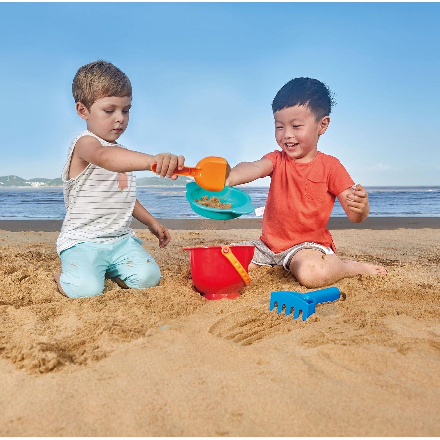 Conjunto de Juguetes de Arena Hape Beach Basics 18M+