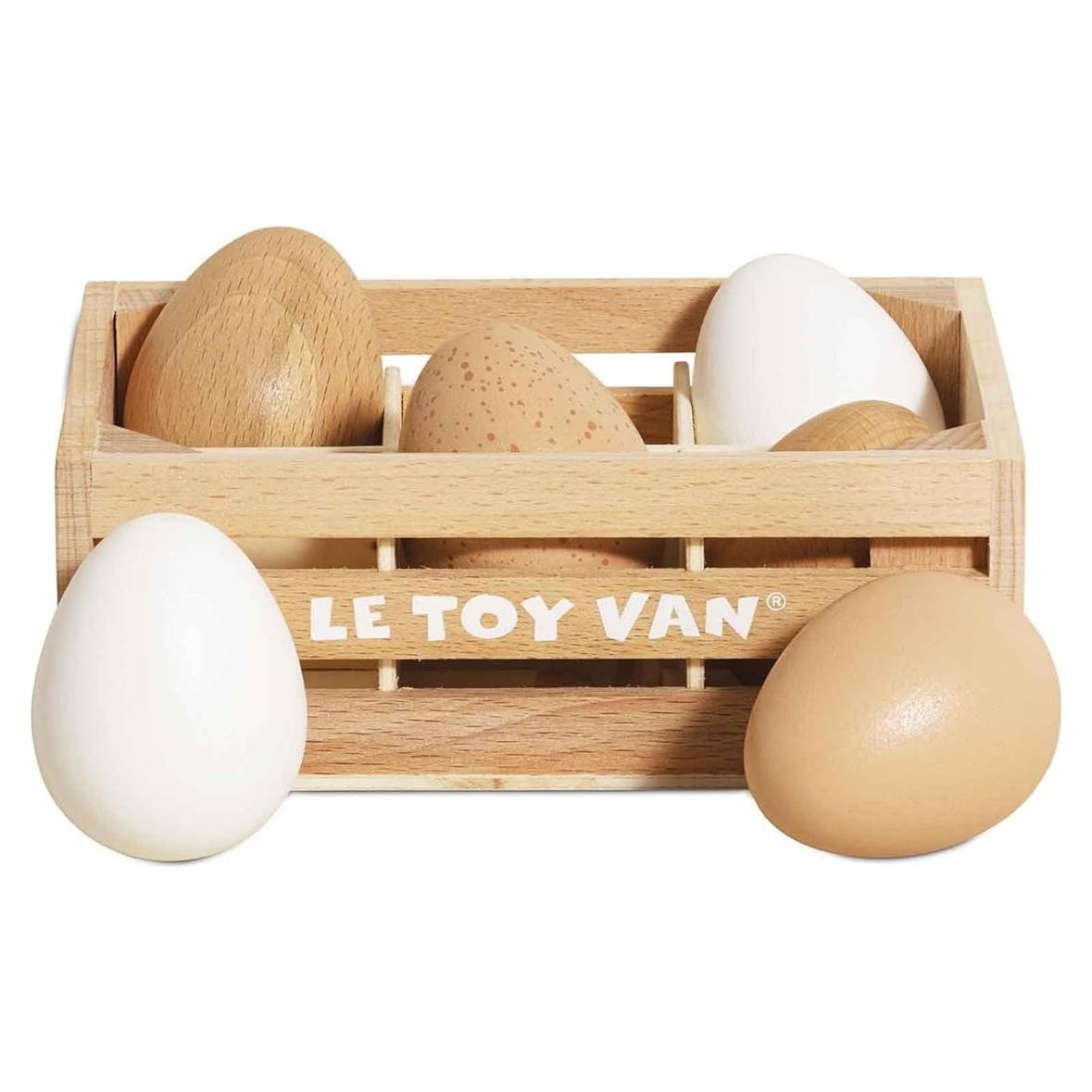 Huevos de Madera Le Toy Van TV190 - Set de 6 en Caja
