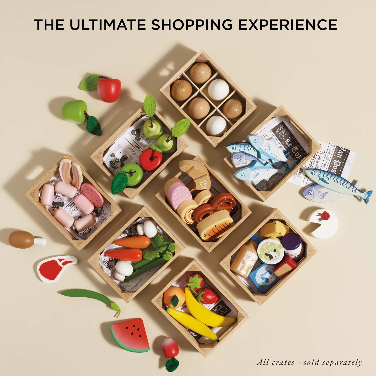 Huevos de Madera Le Toy Van TV190 - Set de 6 en Caja