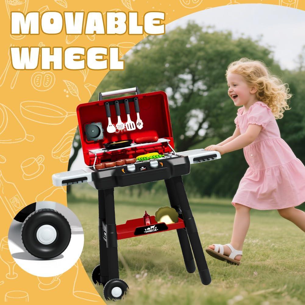 Juego de Parrilla BBQ para Niños BBQ-GIFT02 con Sonido y Luz