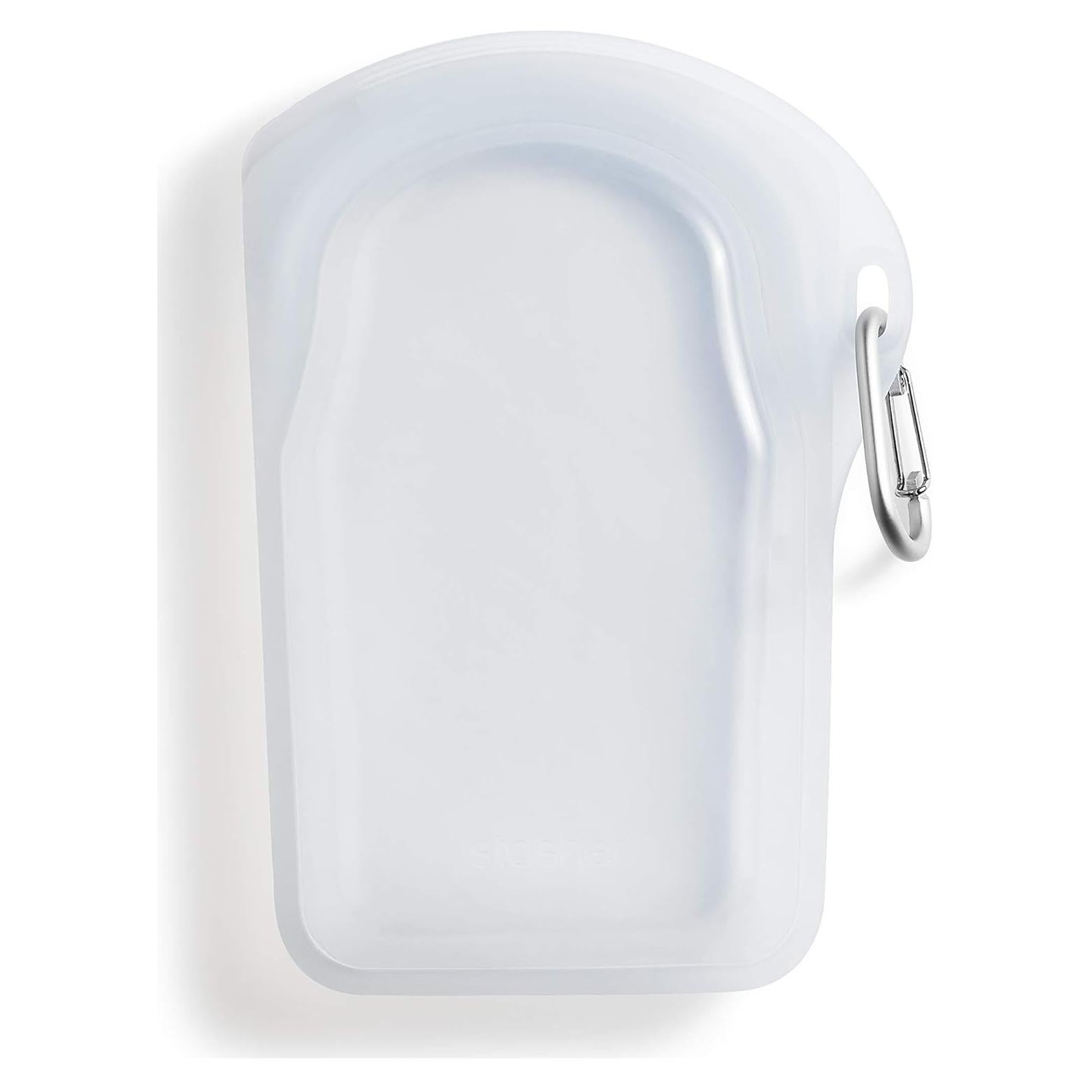 Stasher Go Bag de Silicona Reutilizable 520 ml Claro