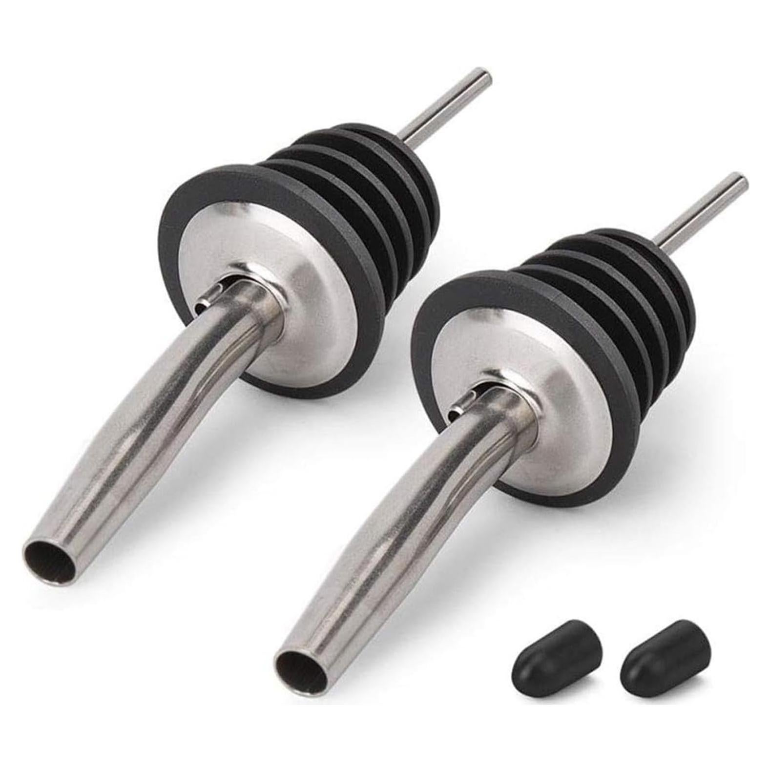 Vertedores de Acero Inoxidable BALTRE 2PCS con Tapas de Silicona