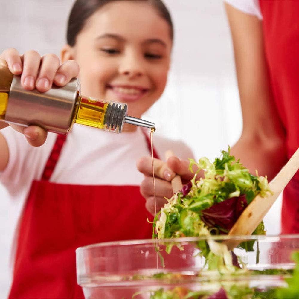 Vertedores de Acero Inoxidable BALTRE 2PCS con Tapas de Silicona