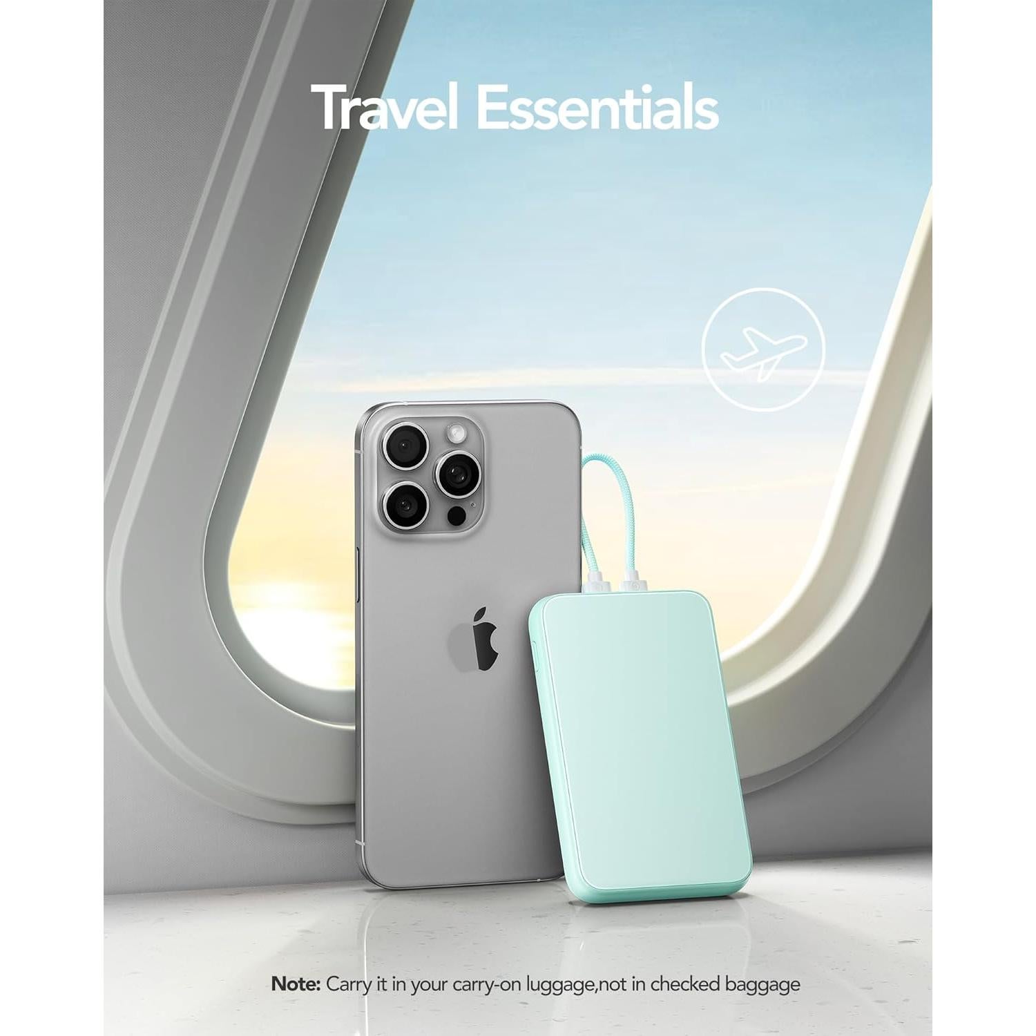 Cargador Portátil Charmast 10000mAh Carga Rápida 20W