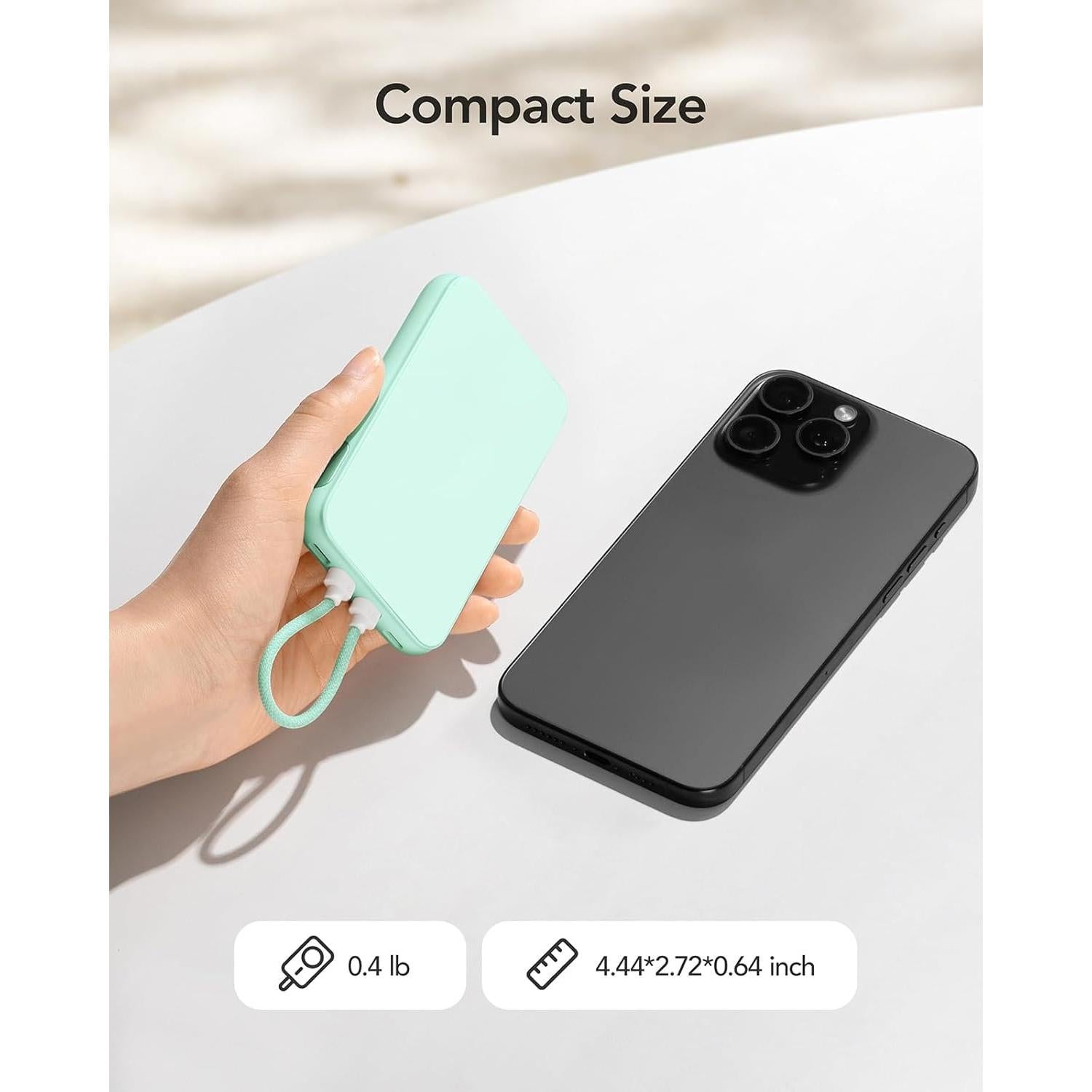 Cargador Portátil Charmast 10000mAh Carga Rápida 20W