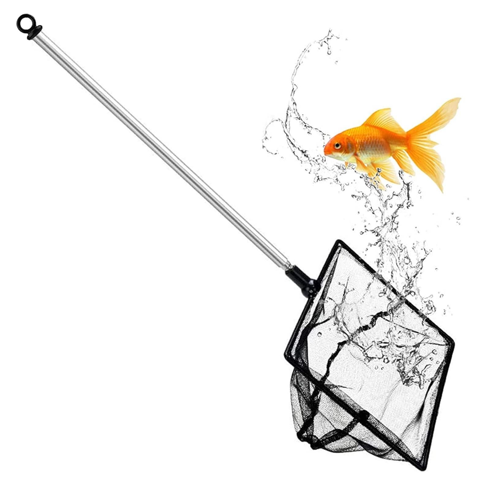 Red de Pesca Extensible Grepol de Acuario 10.16 cm Acero Inoxidable