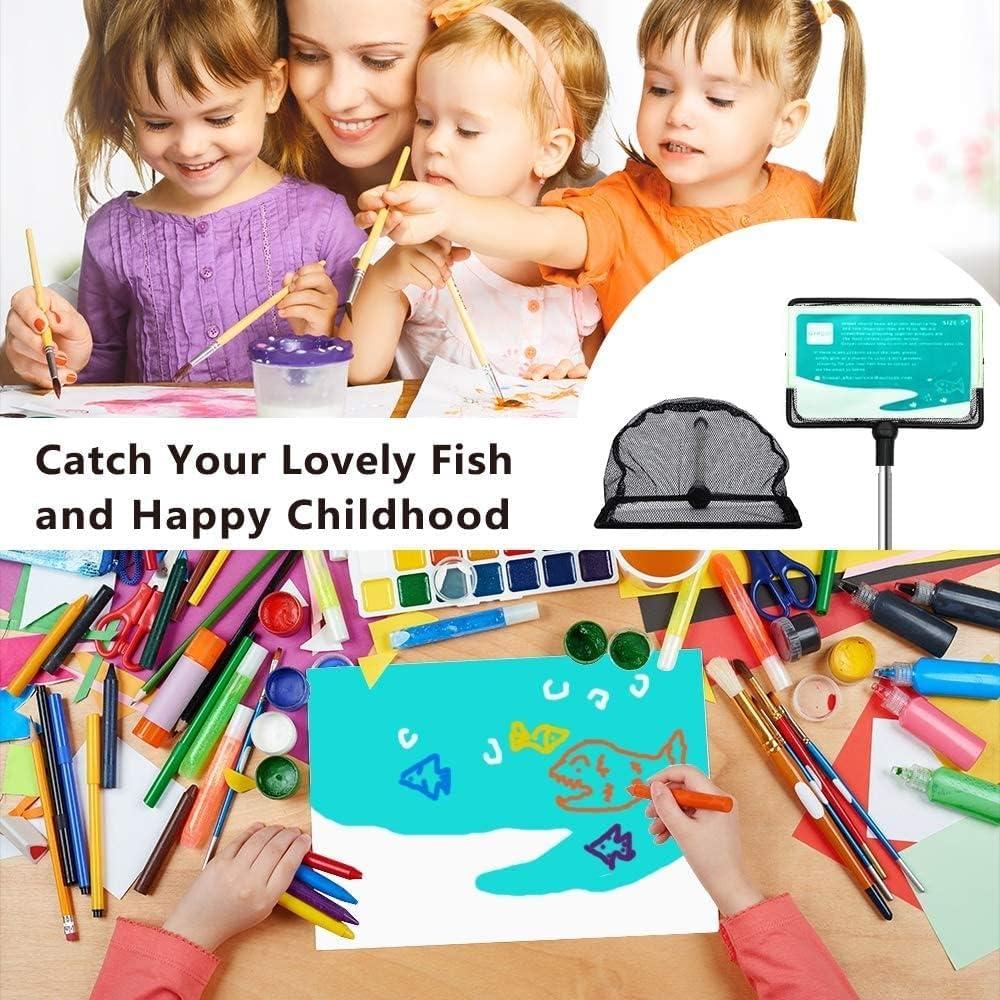 Red de Pesca Extensible Grepol de Acuario 10.16 cm Acero Inoxidable