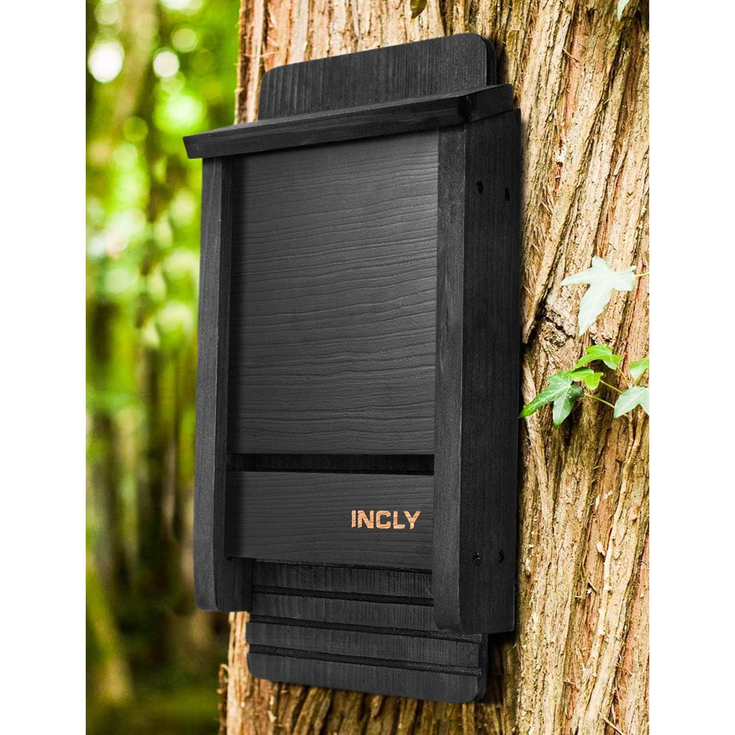 Casa Refugio para Murciélagos INCLY de Madera de Cedro Negra