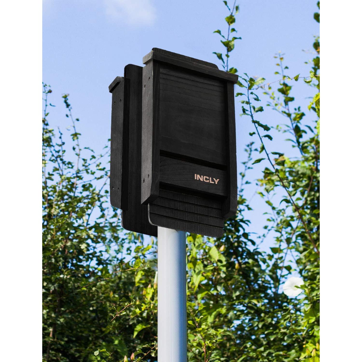 Casa Refugio para Murciélagos INCLY de Madera de Cedro Negra