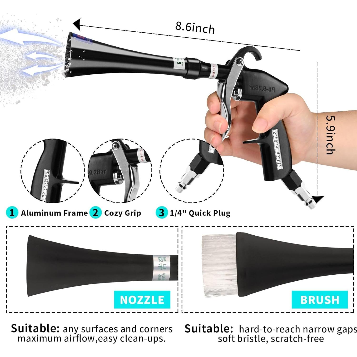 Pistola de Limpieza GOCCIDA para Automóviles - Alta Presión