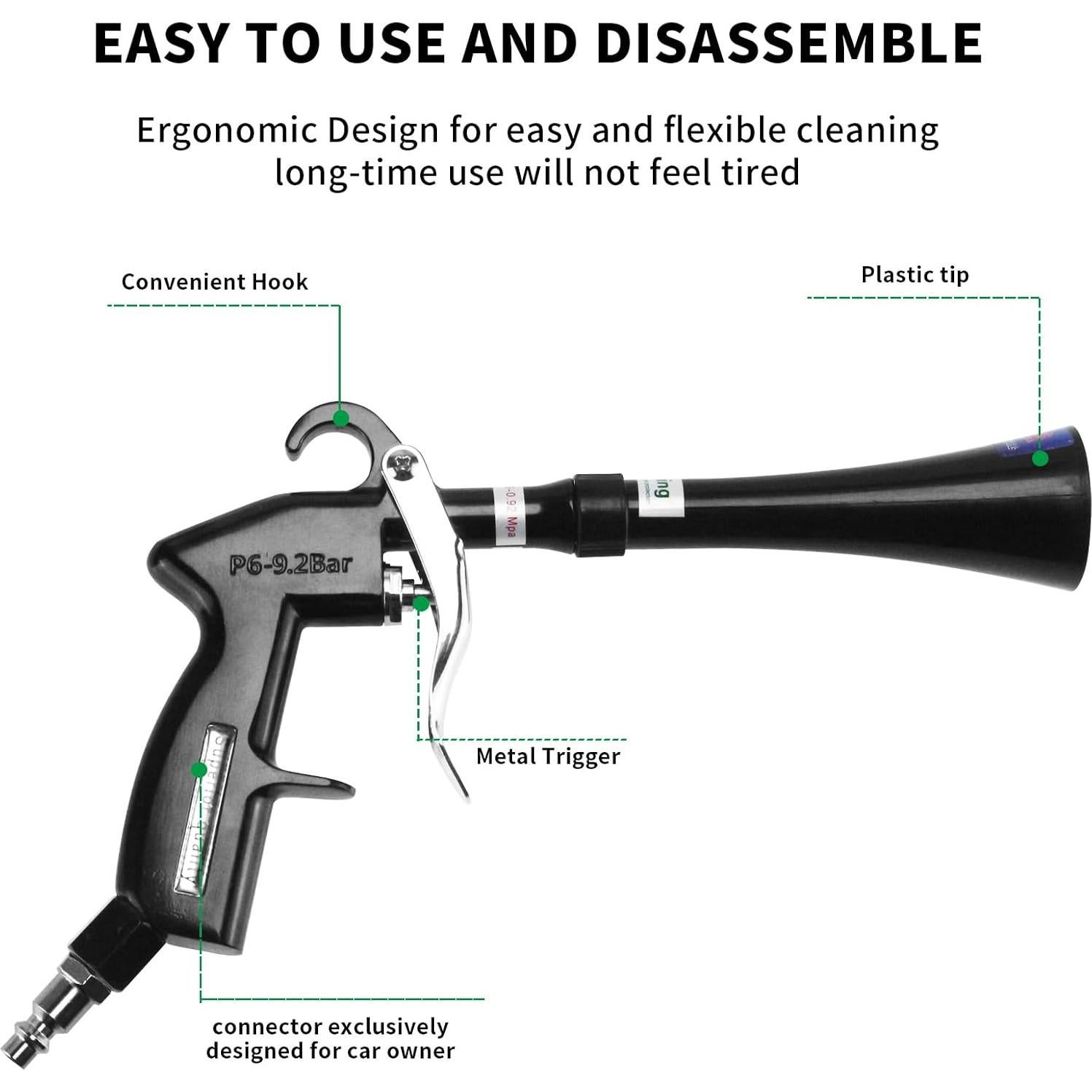 Pistola de Limpieza GOCCIDA para Automóviles - Alta Presión