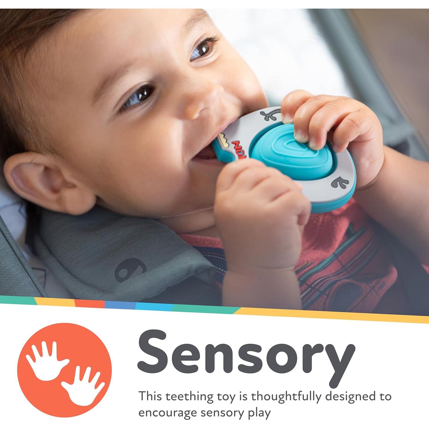 Mordedor Sensorial Nuby Teethe N' Pop Elefante 3+ Meses