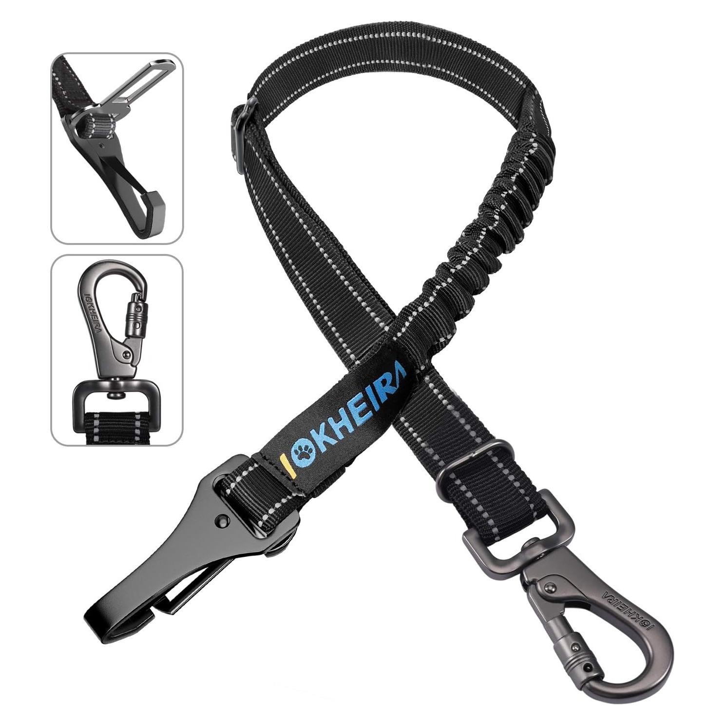 Cinturón de Seguridad para Perros IOKHEIRA Ajustable 48-79 cm