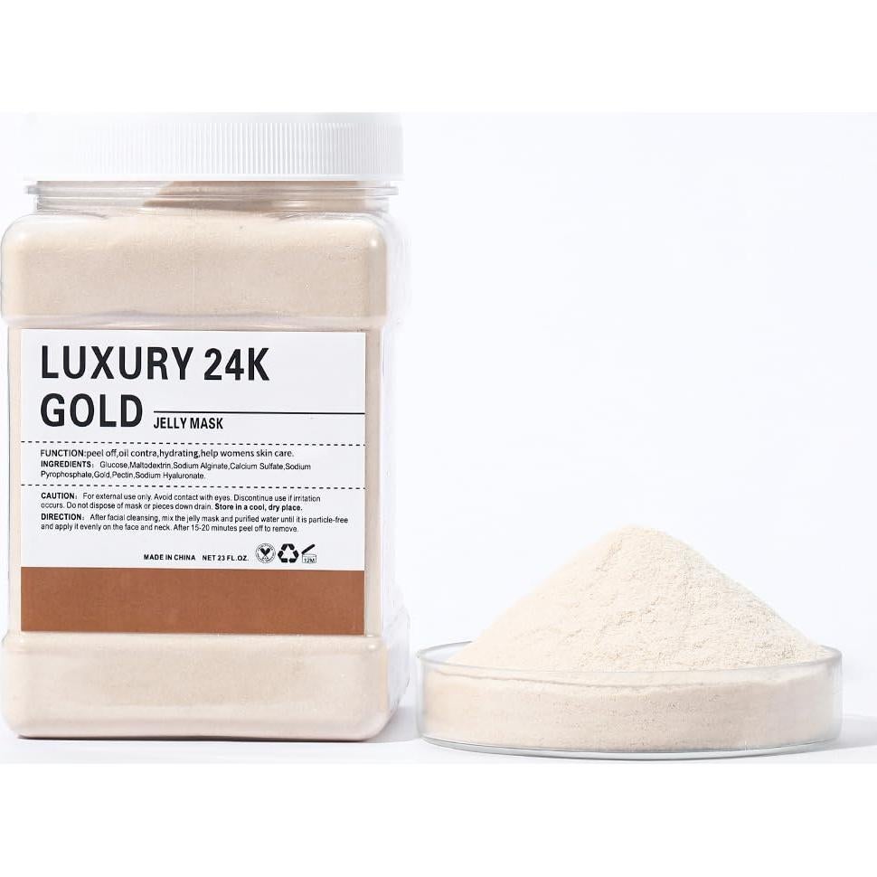 Mascarilla Facial de Gel Hidratante 24K Oro GUOYAOLIFU 680g