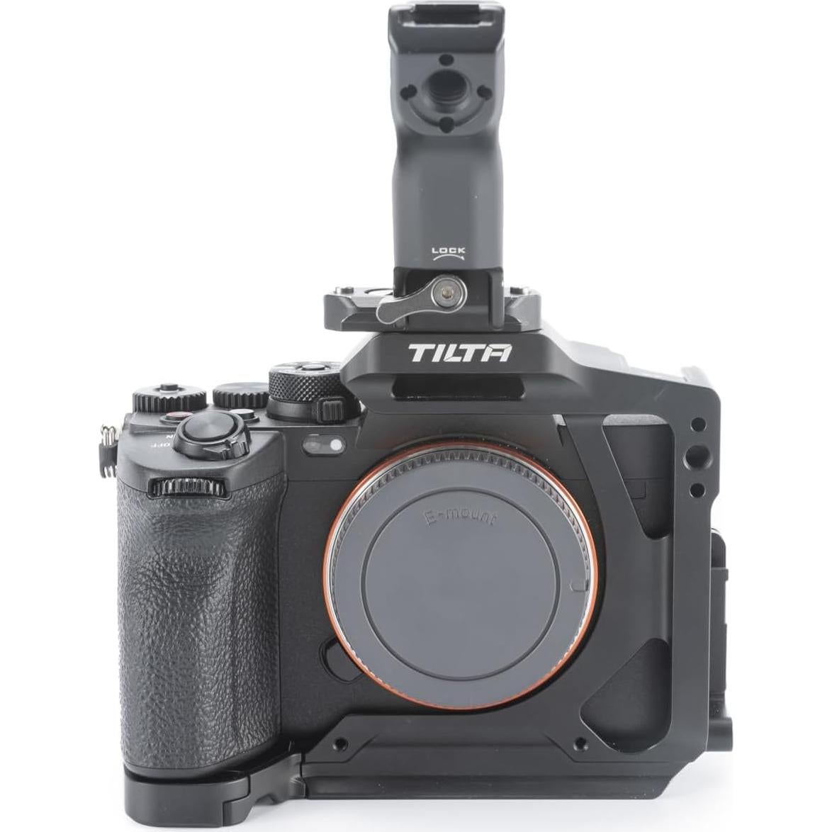 Mitad de Jaula Ligera Tilta TA-T46-A para Sony a7R V - Negro