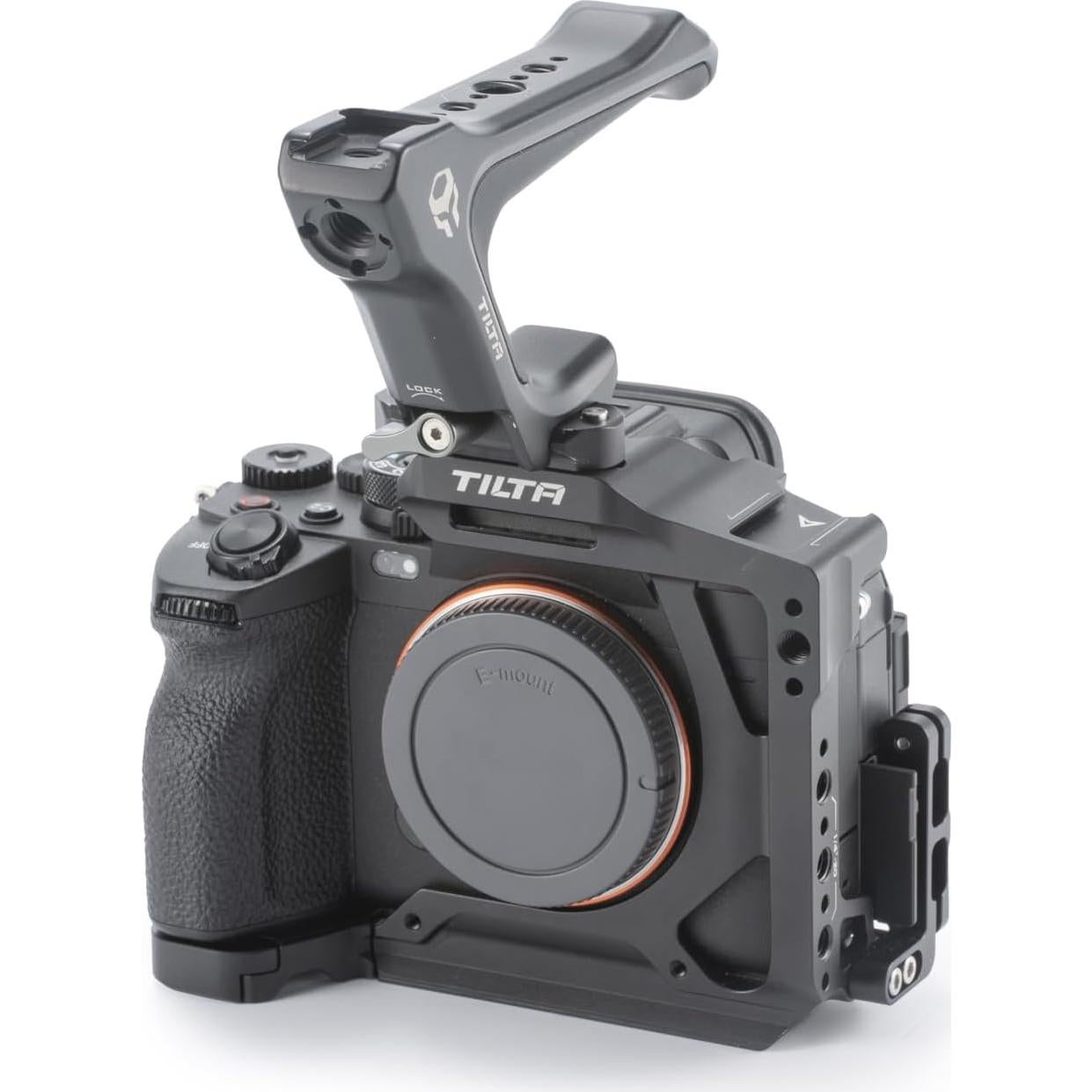 Mitad de Jaula Ligera Tilta TA-T46-A para Sony a7R V - Negro