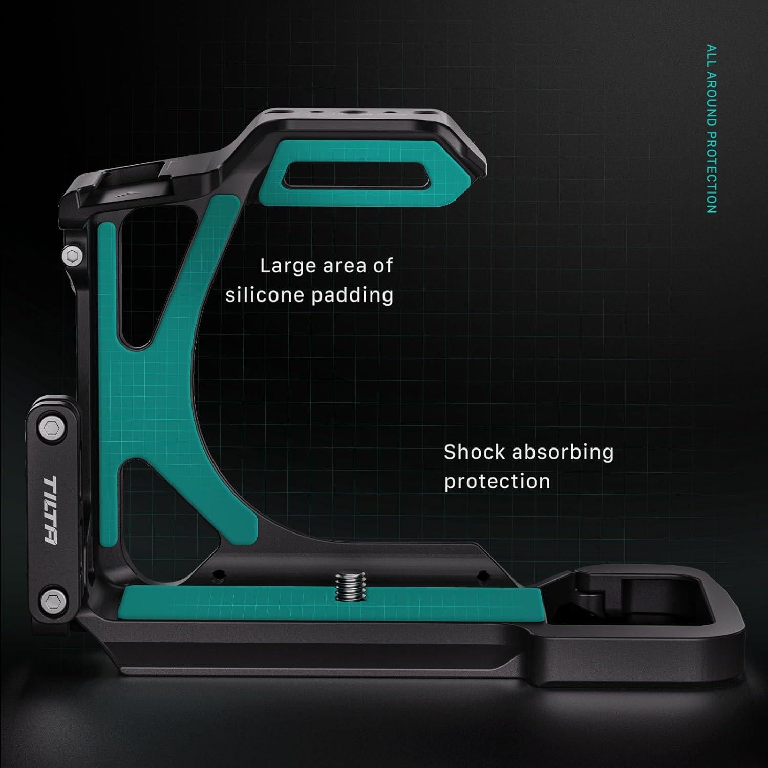 Mitad de Jaula Ligera Tilta TA-T46-A para Sony a7R V - Negro