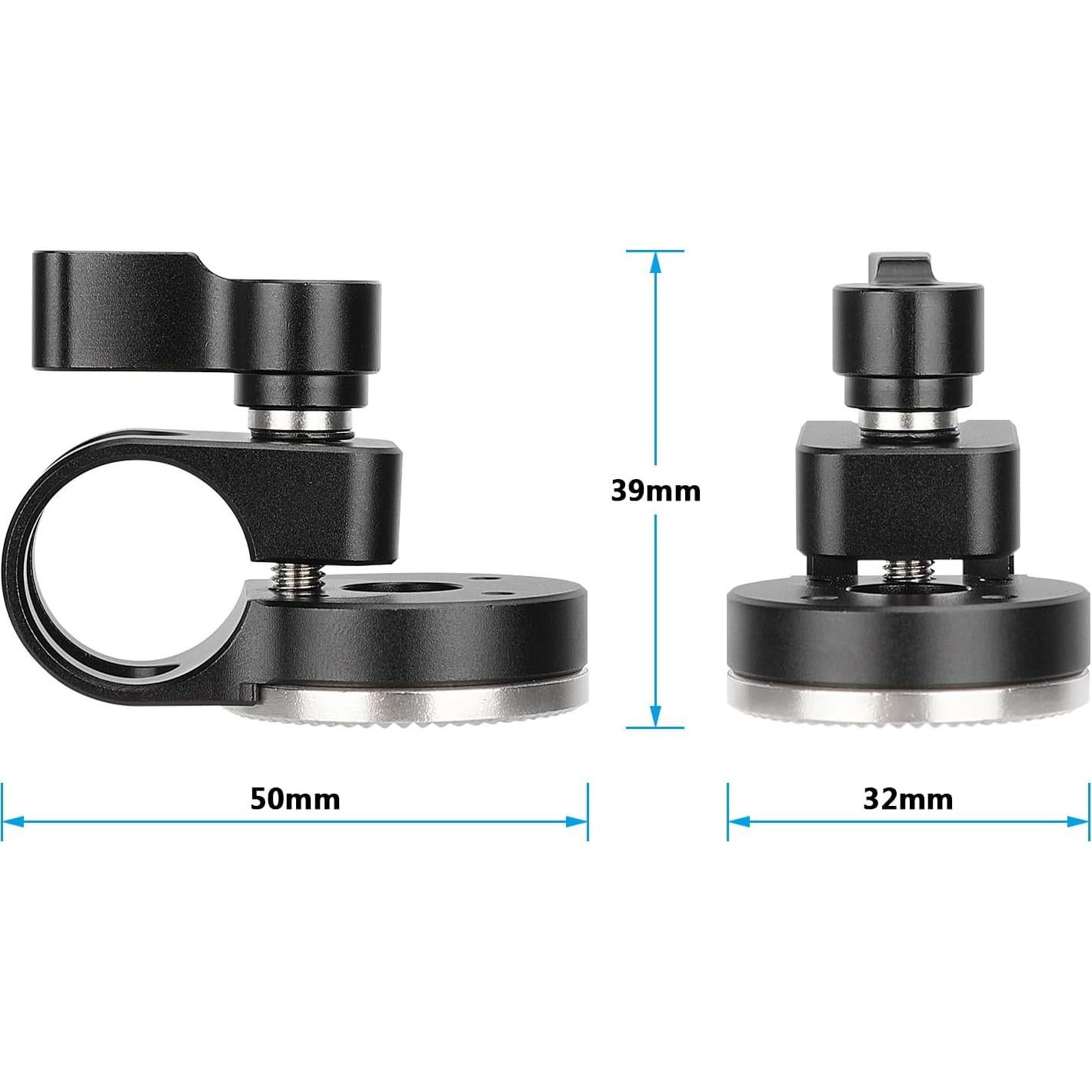 Abrazadera de Varilla 19mm CAMVATE con Roseta Estilo ARRI