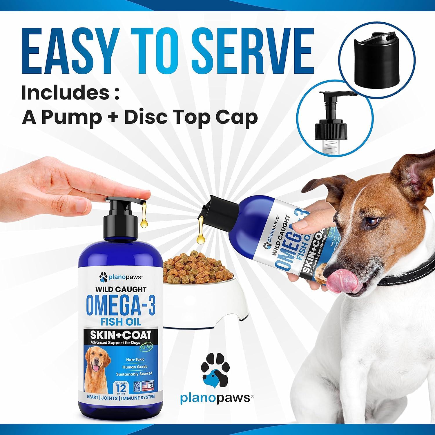 Aceite de Pescado Omega 3 Plano Paws 340g - Suplemento para Perros