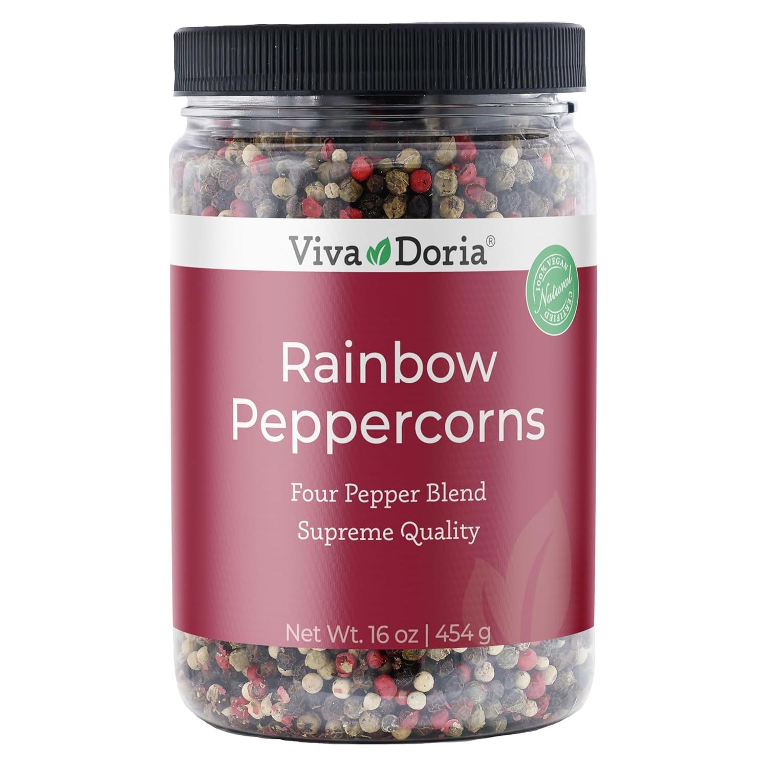 Mezcla de Pimienta Arcoíris Viva Doria 450g Entera Esterilizada